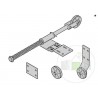 Kit pour sécurité de position de câble droite, types de ferrure N, H Hormann Référence 3044695