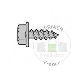 kit dix Vis à tôle 6 pans A 6,5 x 19 acier inoxydable Hormann