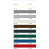 Palette RAL couleurs série industrielle Hormann