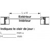 Vitre en verre vendu au m2