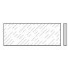 Panneau PU 26mm Aluminium anodisé lisse XU Hormann Référence 3095235