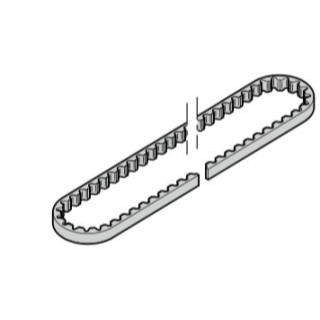 Courroie dentée pour rail FS60 court SupraMatic référence 438695