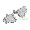 Set embouts socle pour portillon incorporé à seuil plat Hormann Référence 3093358