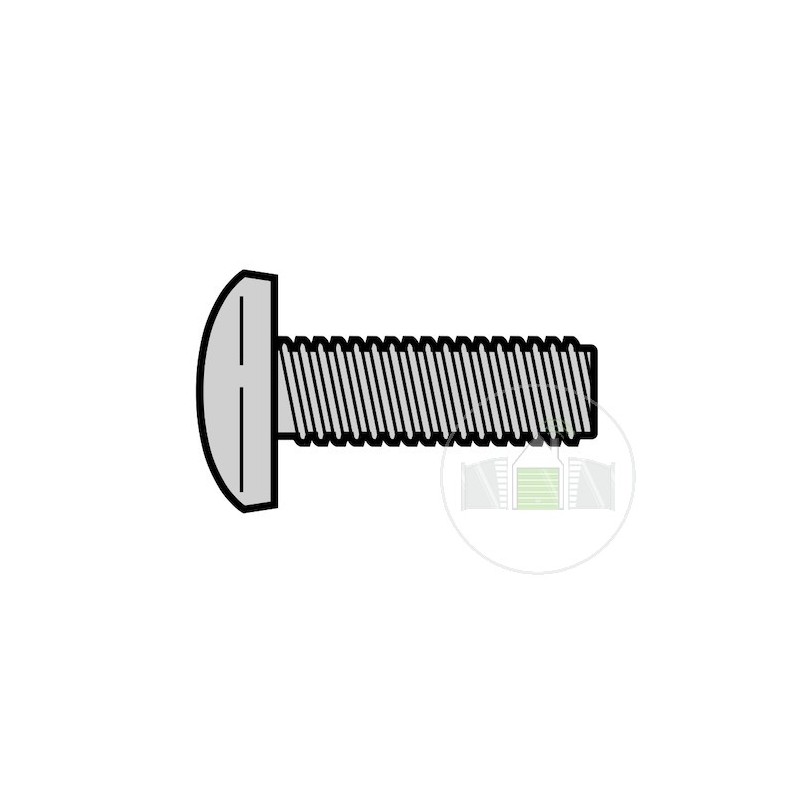 Lot de 10 Vis à tête goutte-de-suif M8 x 45 Hormann Référence 3055036