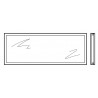 Vitre double synthétique 26mm Teintée en blanc (opale) M2 Hormann Référence 3095248
