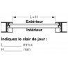 Vitre double synthétique 26mm Teintée en blanc (opale) M2 Hormann Référence 3095248
