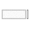 Vitre double synthétique structure cristalline 26mm U2 Hormann Référence 3095245