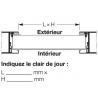 Panneau PU 51mm Aluminium anodisé lisse XU Hormann Référence 3095237