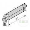 Demi cylindre profilé 80 + 10mm Hormann Référence 3092770