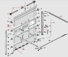 vues et plans des portes HORMANN